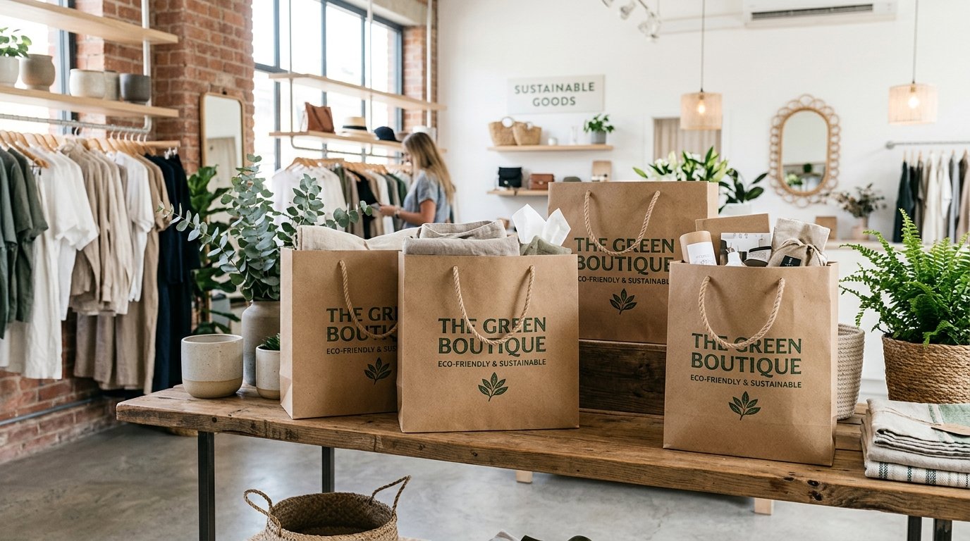 Custom Printed Kraft Paper Bags