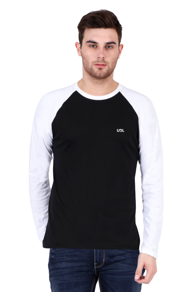 UDL Men Raglan Full Sleeve Plain T-Shirt