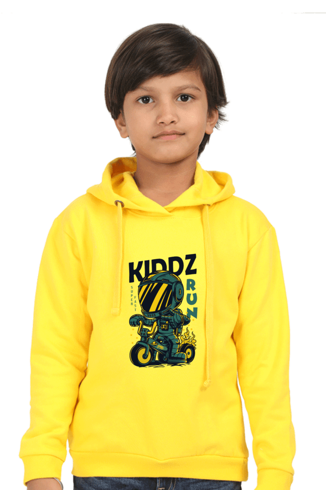 Super Fast Run Kids Hooded Sweatshirt