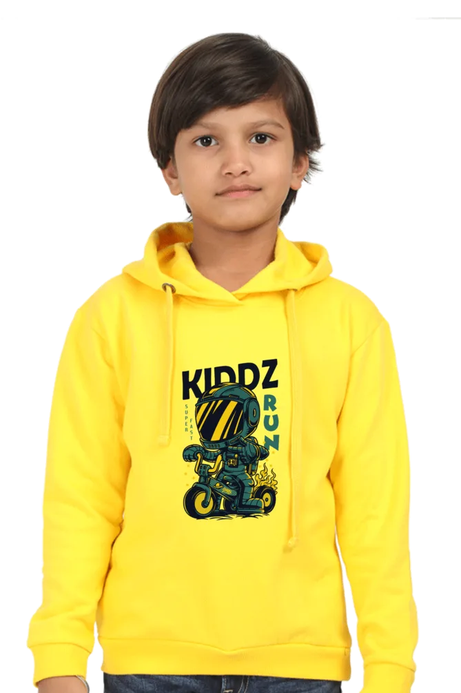 Super Fast Run Kids Hooded Sweatshirt